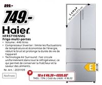 Promotions Haier hfr5719enmg frigo multi-portes - Haier - Valide de 20/05/2024 à 02/06/2024 chez Media Markt
