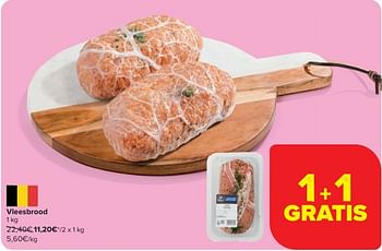 Promoties Vleesbrood - Huismerk - Carrefour  - Geldig van 22/05/2024 tot 25/05/2024 bij Carrefour