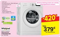 Promoties Whirlpool wasmachine ffb9458wvbe - Whirlpool - Geldig van 22/05/2024 tot 25/05/2024 bij Carrefour