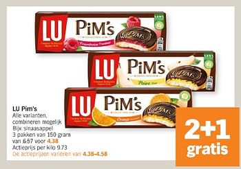 Promoties Lu pim’s sinaasappel - Lu - Geldig van 20/05/2024 tot 26/05/2024 bij Albert Heijn