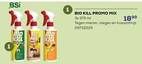 Promoties Bio kill promo mix tegen mieren, vliegen en huisstofmijt - BSI - Geldig van 16/05/2024 tot 30/06/2024 bij Supra Bazar