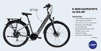 Promoties E-bike damesfiets altea 28`` - Huismerk - Supra Bazar - Geldig van 16/05/2024 tot 30/06/2024 bij Supra Bazar
