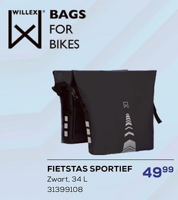 Promoties Fietstas sportief - Willex - Geldig van 16/05/2024 tot 30/06/2024 bij Supra Bazar