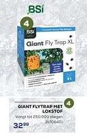 Promoties Giant flytrap met lokstof - BSI - Geldig van 16/05/2024 tot 30/06/2024 bij Supra Bazar