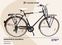 Promoties Herenfiets colorful - Hollandia - Geldig van 16/05/2024 tot 30/06/2024 bij Supra Bazar