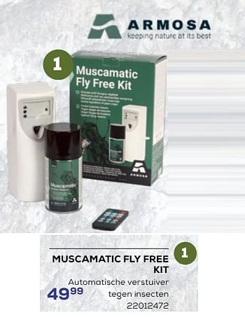 Promoties Muscamatic fly free kit - Armosa - Geldig van 16/05/2024 tot 30/06/2024 bij Supra Bazar