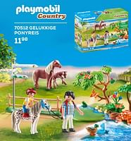 Promoties 70512 gelukkige ponyreis - Playmobil - Geldig van 16/05/2024 tot 30/06/2024 bij Supra Bazar