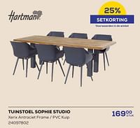 Promoties Tuinstoel sophie studio - Hartman - Geldig van 16/05/2024 tot 30/06/2024 bij Supra Bazar