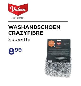 Promoties Washandschoen crazyfibre - Valma - Geldig van 16/05/2024 tot 30/06/2024 bij Supra Bazar