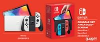 Promoties Console met 7 inch oledscherm - Nintendo - Geldig van 16/05/2024 tot 30/06/2024 bij Supra Bazar