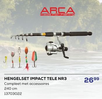 Promoties Hengelset impact tele nr3 - Arca - Geldig van 16/05/2024 tot 30/06/2024 bij Supra Bazar