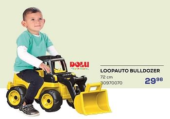 Promoties Loopauto bulldozer - Dolu - Geldig van 16/05/2024 tot 30/06/2024 bij Supra Bazar