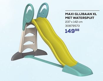 Promoties Maxi glijbaan xl met waterspuit - Smoby - Geldig van 16/05/2024 tot 30/06/2024 bij Supra Bazar