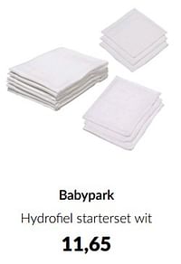 Babypark hydrofiel starterset wit-Huismerk - Babypark