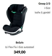 Besafe izi flex fix i-size autostoel-BeSafe