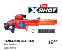 Promoties Ranger x8 blaster - Zuru - Geldig van 16/05/2024 tot 30/06/2024 bij Supra Bazar