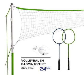 Promoties Volleybal en badminton set - Huismerk - Supra Bazar - Geldig van 16/05/2024 tot 30/06/2024 bij Supra Bazar