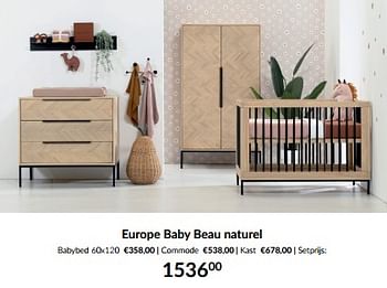 Promoties Europe baby beau naturel - Europe baby - Geldig van 14/05/2024 tot 10/06/2024 bij BabyPark