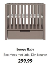 Europe baby box mees met lade-Europe baby