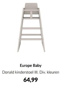 Europe baby donald kinderstoel iii-Europe baby