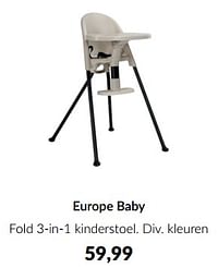 Europe baby fold 3-in-1 kinderstoel-Europe baby