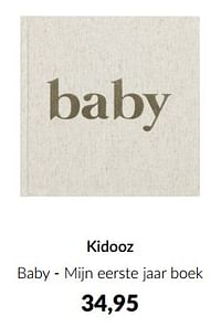 Kidooz baby - mijn eerste jaar boek-Kidooz