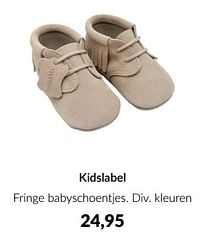 Kidslabel fringe babyschoentjes-Kidslabel 
