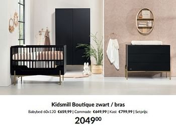 Promoties Kidsmill boutique zwart - bras - Kidsmill - Geldig van 14/05/2024 tot 10/06/2024 bij BabyPark