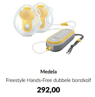 Promoties Medela freestyle hands-free dubbele borstkolf - Medela - Geldig van 14/05/2024 tot 10/06/2024 bij BabyPark