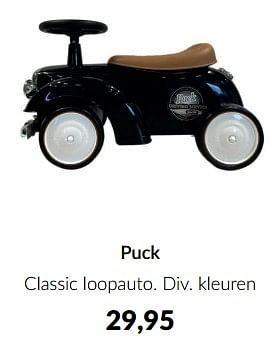 Promoties Puck classic loopauto - Puck - Geldig van 14/05/2024 tot 10/06/2024 bij BabyPark