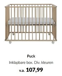 Puck inklapbare box-Puck