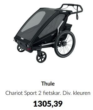 Promoties Thule chariot sport 2 fietskar - Thule - Geldig van 14/05/2024 tot 10/06/2024 bij BabyPark