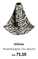 Promoties Wildride peuterdraagzak - Wildride - Geldig van 14/05/2024 tot 10/06/2024 bij BabyPark