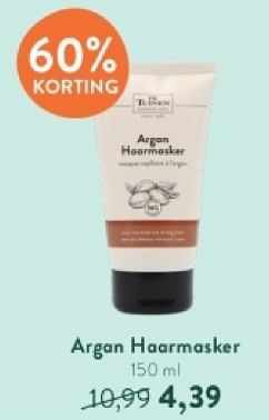 Promoties Argan haarmasker - De Tuinen - Geldig van 19/05/2024 tot 26/05/2024 bij Holland & Barret