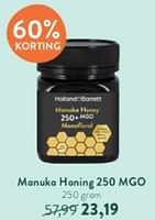 Promoties Manuka honing 250 mgo - Huismerk - Holland & Barrett - Geldig van 19/05/2024 tot 26/05/2024 bij Holland & Barret