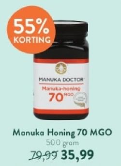 Promoties Manuka honing 70 mgo - Manuka Doctor - Geldig van 19/05/2024 tot 26/05/2024 bij Holland & Barret