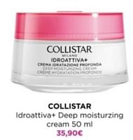 Promotions Collistar idroattiva+ deep moisturzing cream - Collistar - Valide de 20/05/2024 à 26/05/2024 chez ICI PARIS XL