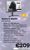 Promotions Iiyama g-master gb2745qsu-b1 - Iiyama - Valide de 01/05/2024 à 31/05/2024 chez Compudeals