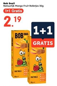 Bob snail natuurlijkk mango fruit rolletjes-Bob Snail