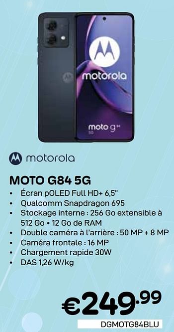 Promotions Motorola moto g84 5g - Motorola - Valide de 01/05/2024 à 31/05/2024 chez Compudeals