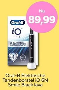 Oral-b elektrische tandenborstel io 6n smile black lava-Oral-B