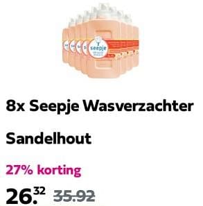 Promoties Seepje wasverzachter sandelhout - Seepje  - Geldig van 19/05/2024 tot 25/05/2024 bij Plein