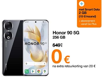 Promoties Honor 90 5g 256 gb - Honor - Geldig van 02/05/2024 tot 03/06/2024 bij Orange