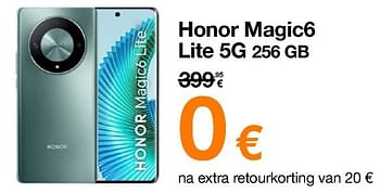 Promoties Honor magic6 lite 5g 256 gb - Honor - Geldig van 02/05/2024 tot 03/06/2024 bij Orange