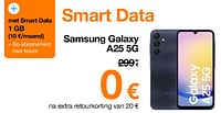 Promoties Samsung galaxy a25 5g - Samsung - Geldig van 02/05/2024 tot 03/06/2024 bij Orange