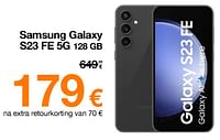 Promoties Samsung galaxy s23 fe 5g 128 gb - Samsung - Geldig van 02/05/2024 tot 03/06/2024 bij Orange