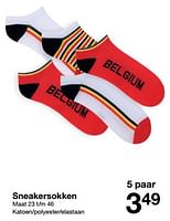 Promoties Sneakersokken - Huismerk - Zeeman  - Geldig van 18/05/2024 tot 24/05/2024 bij Zeeman