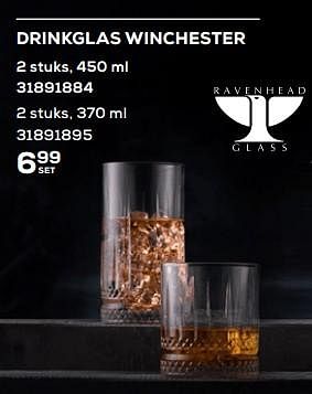 Promoties Drinkglas winchester - Huismerk - Supra Bazar - Geldig van 16/05/2024 tot 30/06/2024 bij Supra Bazar