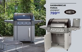 Promoties Gasbarbecue forza - Boretti - Geldig van 16/05/2024 tot 30/06/2024 bij Supra Bazar
