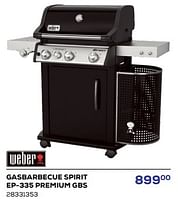 Promoties Gasbarbecue spirit ep-335 premium gbs - Weber - Geldig van 16/05/2024 tot 30/06/2024 bij Supra Bazar
